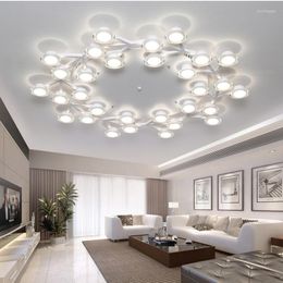 Chandeliers Modern Rotatable Star Led Chandelier Lighting Living Room Decor Ceiling Lamp Bedroom Lights Luminaires