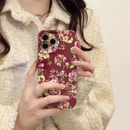 Luxury Phone Case For Iphone 14 13 12 11 Pro Promax Xs Xr Casual Fashion Water Resistant Letter IPhone Cases With Beautiful Pattern