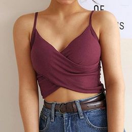 Yoga Outfit Women Sport Bra Tube Tops Streetwear Cropped Top For Female Gym Sexy Lingerie Wirefree Camisole Girl Tank