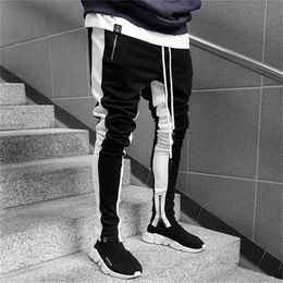 Men's Pants Mens Track New Fashion Hip Hop Fitness Streetwear Trousers Men Striped Jogger Skinny Joggers Sweatpants Pantalon Hommeyz6z