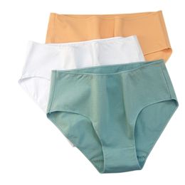 Women's Panties 6PCSLot Cotton Panties High Waist Briefs Underwear Women Pantys Comfort Intimates Female Underpants Solid Colour Pantys M2XL 221202