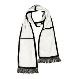 Sublimation Scarves with Tassels Double Sided Scarf for Sublimation Thermal Transfer Towel Wholesale Blanks P1202
