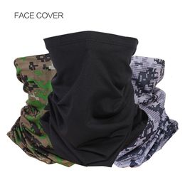 Tactical Hood UV Protection Ice Silk Face Cover Neck Tube Outdoor Sports Bandana Scarf Breathable Hiking Gaiter 221201