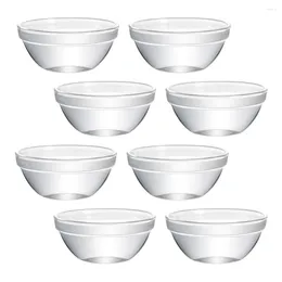 Bowls Bowlsbowl Pudding Dessert Serving Container Jelly Small Dishes Clear Prepmini Salad Dish Ramekins Mixing Cups Candy Snack Sauce