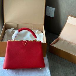 20/27cm Designer Hand Bags Crossbody Messenger Bag Lady Handbags Women Mini Shoulder Bags Coin Purse Granular Cow Genuine Leather Snake Handle Removable Strap Pouch