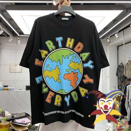 Men's T-Shirts Colourful bet Globe Print Short Sleeves T Shirt Men Women Best Quality T-shirts Tops Tee T221130