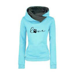 Women's Hoodies Sweatshirts Women Fashion Casual Fleece Cotton Long Sleeve Pullovers Jacket Ladies Oversized Tops Hooded Clothes 221201