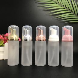 Storage Bottles 300 X 50ml/1.7oz Clear Frosted Plastic Foam With Gold Silver Pump For Empty Refillable Travel Foaming Dispensers Shampoo