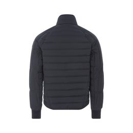 Mens Down Jacket In Winter Solid Colour Keeps Warm Standing Collar Duck Down Dark Blue Light Grey