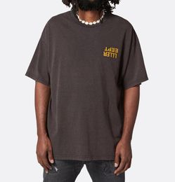 2023 Spring Summer Fucked Up Logo Vintage Tee Skateboard Men t shirts Short Sleeve Streetwear cotton Tshirt