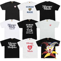 Men's T-Shirts 2022ss Human Made Tee Men Women 1 1 High-Quality Casual T shirt Collar Tag Label Tops Short Sleeve T221202