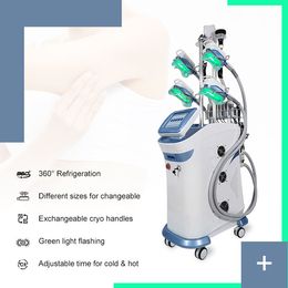 Factory price 5 cryo handle Slimming 360 cool tech cryolipolyse body shaping fat freezing 360 double chin fat dissolved