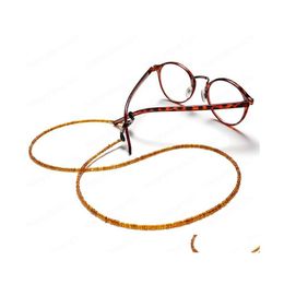 Eyeglasses Chains Women Fashion Eyeglasses Chains With Beads For Non Slip Acrylic Sunglasses Rope Eyewear Accessories Drop Delivery Dhjq0