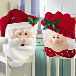Chair Covers Year Santa Claus Hat Gaming Cover Christmas Decorations For Home Table Xmas Ornaments Gifts Navidad Noel
