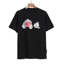 Angels Men's T Shirts Letter Logo Loose Casual Unisex Round Neck Short Sleeve Men Women Lovers Style Fashion Trend Casual Shirt Palm Teddy Bear Printing t-shirt 15