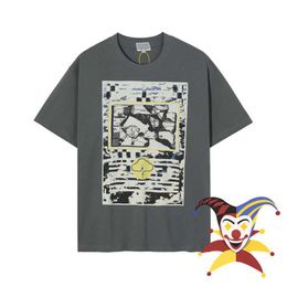 Men's T-Shirts Batik Grey Geometric Pattern Cav Empt T Shirt Men Women Oversized CAVEMPT C.E T-shirt Tee Tops T221202