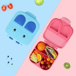 Lunch Boxes Lunch Box Portable Microwave Lunch Containers For AdultKidToddler 4 Compartment Sealed Salad BoxPicnic Food StorageContainer 221202