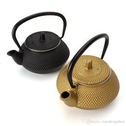 Teapot 300ml Authentic Chinese Style Cast Iron Kettle Tetsubin Comes With Strainer Metal Net Tea Set Puer 2023