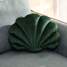 Cushion/Decorative Pillow Light Luxury Bedroom Scallop Shape Cushions Throw Home Decor Bed Sofa Cushion Decoration Gift 221202