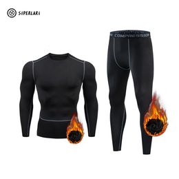 Men's Thermal Underwear Sets Men Compression Long Johns Keep Warm Winter Inner Wear Clothes for Tracksuit High-elastic Sports Suit 221202