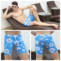 Underpants Swimming Trunks For Men Men's Low Waist Panties Sexy Nylon Solid Colour Swimsuit Quick-Drying