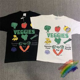 Men's T-Shirts Foam Printing Vintage Vegetables T-shirts Men Women 1 1 High Quality T shirts Tee Tops T221202