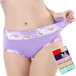 Women's Panties 6pcslot Underwear Women Panties Sexy Cotton Girls Briefs Printed Intimate Plus Size Underwear Lady Breathable Underpants 221202