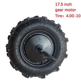 17.5 inch 36V-60V150W-500W low speed high torque wheel hub motor trolley snowmobile outdoor tool car BLDC permanent magnet motor