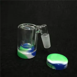 14mm 18mm glass Ash Catcher 4.5 Inch hookah Mini Glass Bong Catchers Thick Pyrex Clear Bubbler 45 90 Degree