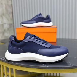 Famous Brand Men Fairplay Sneaker Shoes Technical Canvas Calfskin Leather Sport Shoe Canvas-covered Sole Comfort Casual Walking EU38-46 With