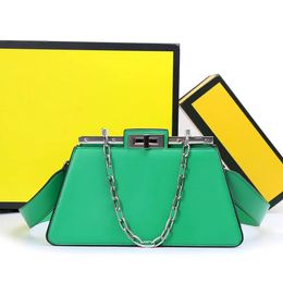Woman Shoulder Bags Evening Bag Handbags Leather material chain letters decoration designer bag