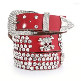 Belts Cowgirl Western Belt For Country Music Festival Horse Show Club Rocks Band Bling Jeans Dress Studded T8NB