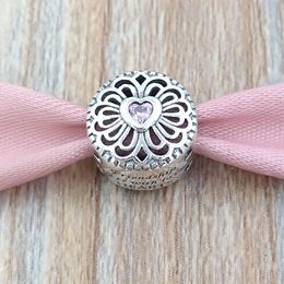 925 Sterling Silver Beads Love & Friendship Charm Fits European Pandora Style Jewelry Bracelets & Necklace 791955PCZ AnnaJewel