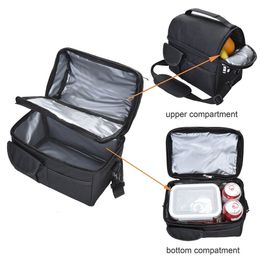 Lunch Boxes Cooling Bag Lunch Box Foldable Car Ice Pack Picnic Large Takeaway Insulation Package Thermo Bag Refrigerator Freezer for Camping 221202