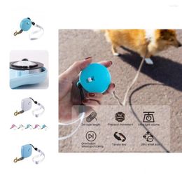 Dog Collars 2.0m Eco-friendly Pet Traction Rope Portable Resuable Long Leash Automatic Extending