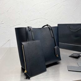 Evening Bags Totes YSbag The Tote Designer Women Large Capacity Shopping Black Leather Handbag Crossbody Purse 220921