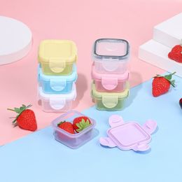 Food Savers Storage Containers Containers Sealed Case MoistureProof Bowl Baby Auxiliary Fresh Keeping Refrigerator Microwavable 221202