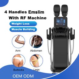 High Intensity EMS RF Slimming Machine 13 Tesla EMSlim Muscle Toning Body Contouring Fat Loss Butt Lift Body Contour Electromagnetic Hiemt Beauty Device