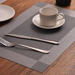 Table Runner Non-slip Placemat Western Pvc Waterproof Oil-proof Restaurant Kitchen Supplies Easy To Clean Environmental Protection