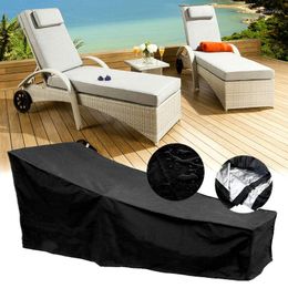 Chair Covers Y1UU Chaise Lounge Cover Waterproof Protector Dust Outdoor Patio Sofa