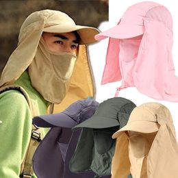 Outdoor Hats Sun UV Protection Ear Flap Neck Cover Fishing Hunting Hiking Cap Unisex Leisure 221201