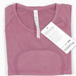 Women's T-shirt Designer 2. 0 Swiftly Tech Womens T-shirt Short Sleeved Seamless Yoga Top Slim Fit Light Fast Dry Sports Shirt Wicking Knit Fitnessnqef