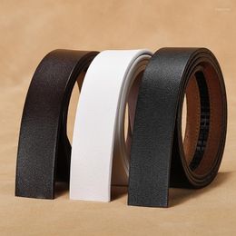 Belts Solid Color Automatic Buckle Men's Belt Body Luxury Design Brand High Quality Jeans Accessories Fashion Casual Business Western
