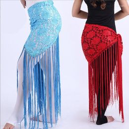 Stage Wear Belly Dance Performance Costume Hip Scarf For Women Waist Belt Colors