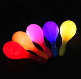 Party LED Flashing Maracas Light Up Neon Beach Hula Party-Maracas Adult Bar KTV Cheer Props Glow Party Supplies SN396