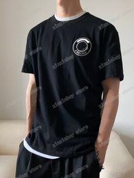 xinxinbuy Men designer Tee t shirt paris England Towel embroidery short sleeve cotton women green white black grey S-2XL