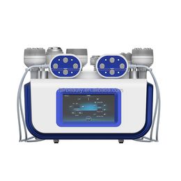Good looking Slimming Massager Blue Liposuction 4 Laser Pads 40K80K Slim Machine Cavitation Vacuum RF Anti-aging Body Sculture Fat Burning Beauty Device Home Use