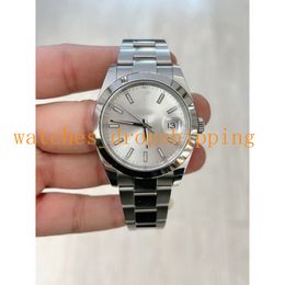 Designer Mens Watch 41mm Ref.126300 Datejust Silver Dial Automatic Mechanical Stainless Steel 904L Sapphire Glass High-Quality Luminous Sport Watches