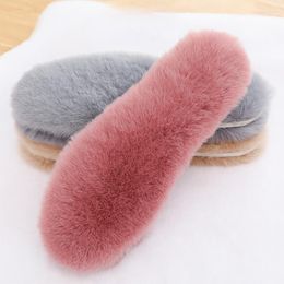 Women Socks 1 Pair Thermal Insoles Fur Thicken Fleece Breathable Sport Shoes Winter Unisex Boots Pad Durable Pads