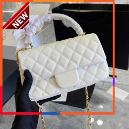 Women's Brand Designers Shoulder Bags 2023 Fashion Pearl Caviar Tote Bag Texture Lambskin Metal Chain Shoulder Crossbody Bag Factory direct sales